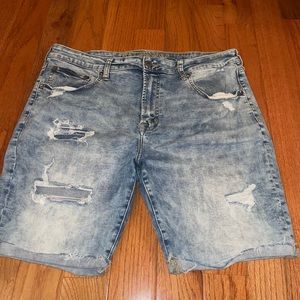 american eagle jean shorts